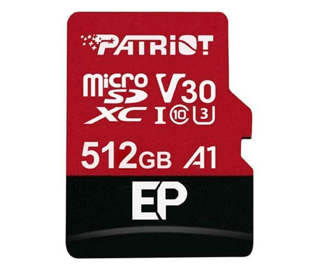 PATRIOT MEMORY MicroSDXC 512GB 90MB/s PEF512GEP31MCX - 599571 - zdjęcie